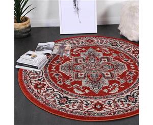 Symphony Rustic Nobel Vintage Round Rug