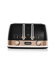 TA4440KB New York 4 Slice Toaster Black Bronze