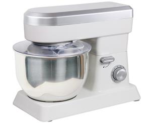 TODO 1200W Electric Stand Mixer 6.2L Stainless Steel Bowl 10 Speed - White