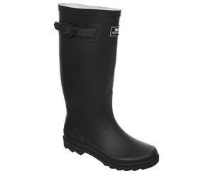 Trespass Recon X Mens Waterproof Rubber Wellington Boots (Black) - TP271