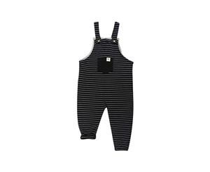 Turtledove Stripe Easy Fit Dungaree