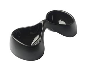 United Pets Bicio Double Bowl Black