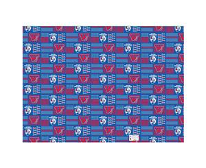 Western Bulldogs AFL Team Logo Wrapping Paper Giftwrap