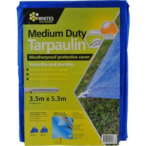 Whites 3.5 x 5.3m Medium Duty Tarpaulin