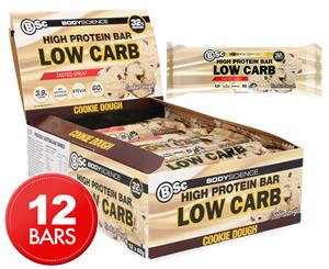 12 x BSc High Protein Low Carb Bar Cookie Dough 60g