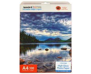 135gm A4 High Gloss Photo Paper (100 Sheets)