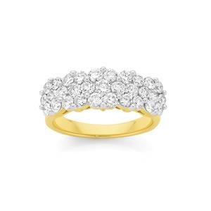 18ct Gold Diamond Dress Band