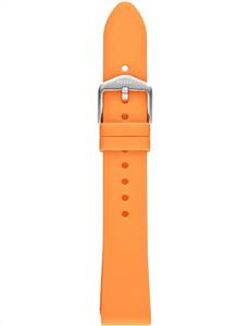 18mm Tangerine Silicone Strap