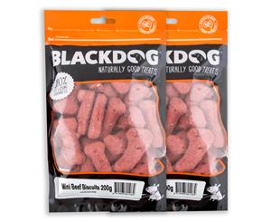 2 x Blackdog Mini Beef Biscuits 200g