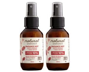 2 x Natural Instinct Radiance Mist 100mL