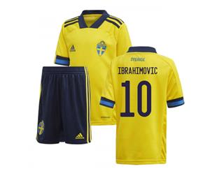 2020-2021 Sweden Home Adidas Mini Kit (IBRAHIMOVIC 10)