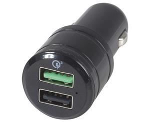 5.4A Quick Charge 3.0 USB Car Charger Ultra-fast Quick Charge 3.0 port up to 3A