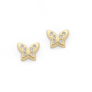 9ct Gold Cubic Zirconia Studs