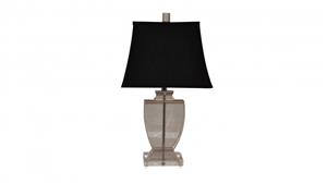 Alma Black Crystal Bedside Lamp