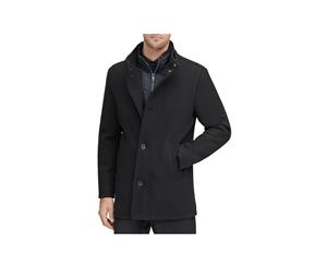 Andrew Marc Mens Westcott Wool Blend Winter Car Coat