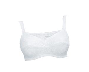 Anita Care 5381X-006 Abra White Floral Lace Non-Wired Mastectomy Bra