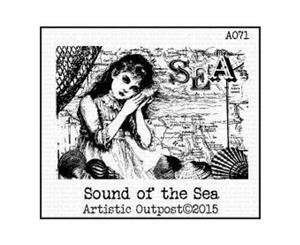 Artistic Outpost Cling Stamps 3.75In. X6in. - Sound Of The Sea