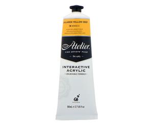 Atelier Interactive Acrylic Paint 80ml S3 - Arylamide Yellow Deep