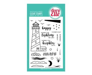 Avery Elle Clear Stamp Set 4X6 inch - Shine Bright
