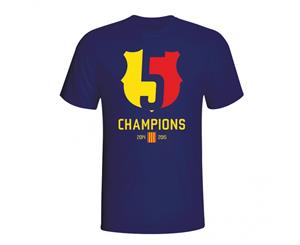 Barcelona 2015 Champions T-Shirt (Navy)