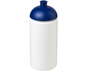 Baseline Plus 500Ml Dome Lid Sport Bottle With Grip (White/Blue) - PF2819