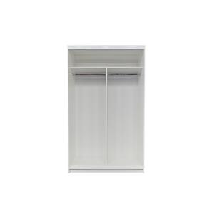 Bedford 2000 x 1200 x 595mm White Wardrobe Unit