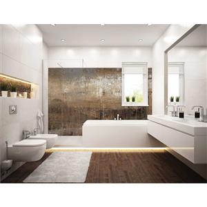 Bellessi 300 x 900 x 4mm Motiv Polymer Bathroom Panel - Dust Storm