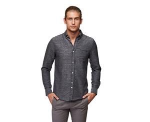 Bellfield Men's Nico Textured Shirt - Navy