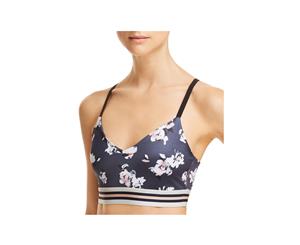 Beyond Yoga Womens One More Stripe Activewear Fitness Sports Bra