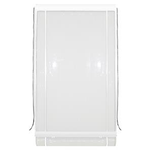 Bistro Blinds 0.75mm PVC Outdoor Blind - 2700mm x 2400mm Clear / White