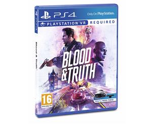 Blood & Truth PS4 Game (PSVR Required)