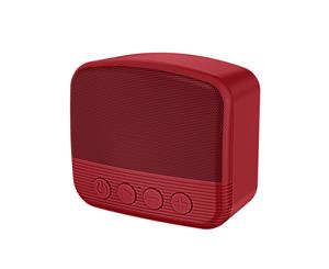 Bluetooth V5.0 Portable Speaker Wireless Handsfree Usb Tf Aux - Red