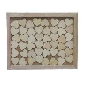 Boyle Wooden Keep Sake Box With Heart Shapes