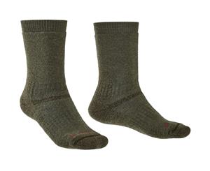 Bridgedale Mens & Womens Explorer Merino Wool Walking Socks - Olive