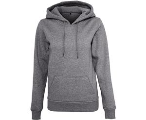 Build Your Brand Womens/Ladies Heavy Pullover Hoodie (Charcoal) - RW5673