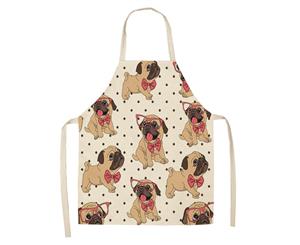 Cartoon Dog Home Kitchen Apron