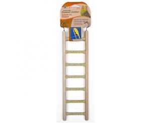 Cement Bird Ladder - with Wooden Frame