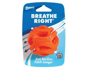 ChuckIt! Medium Single Breathe Right Fetch Dog & Puppy Ball Toy (Chuck It)