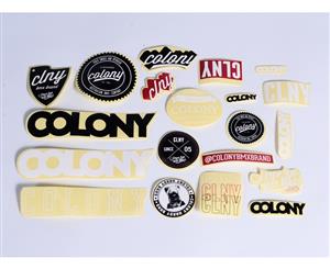 Colony BMX Genuine Sticker Pack - Self Adhesive Assorted BMX Stickers Pack