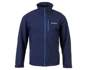 Columbia Mens Ascender Softshell Jacket Coat Top - Collegiate Navy