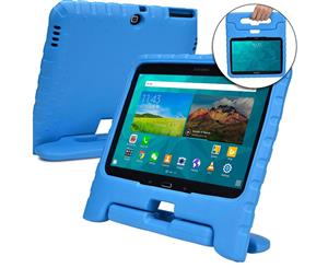 Cooper Dynamo [Rugged Kids Case] Protective Case for Samsung Tab 4 10.1 Tab 3 10.1 | Child Proof Cover with Stand Handle | SM-T530 T531 T535 (Blue)