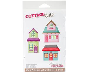 CottageCutz Die-Build-A-House Set 2 3" To 5.3"