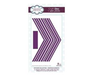 Creative Expressions - Stitched Collection Chevron Elements Craft Die