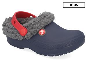 Crocs Boys' Classic Blitzen III Clog - Navy/Slate Grey