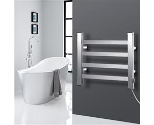 DEVANTI Heated Towel Rail Bathroom Electric Rails Dryer Warmer Racks Square Bars