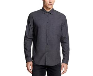 DKNY Mens Soft Collared Button-Down Shirt