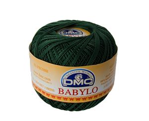 DMC Babylo 10 Crochet Cotton 50g Ball 890 Dark Pistachio Green