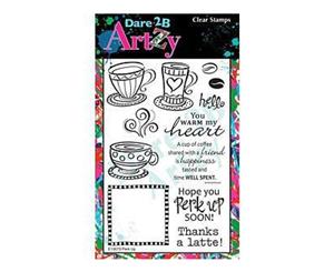 Dare 2B Artzy Clear Stamps 4X6 Sheet Perk Up