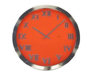 Degree Tangerine Clock 50cm