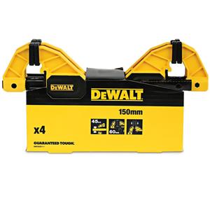 Dewalt 150mm Medium Clamp Bar 4pc Set DWHT829111